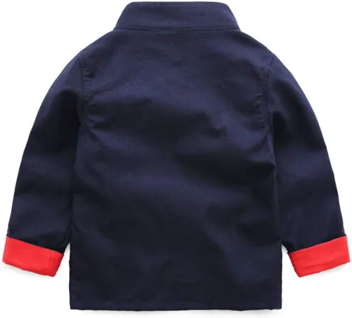 Vista 3 de Mud Kingdom - Disfraz de abrigo de vestir chino estilo Tang para niños
