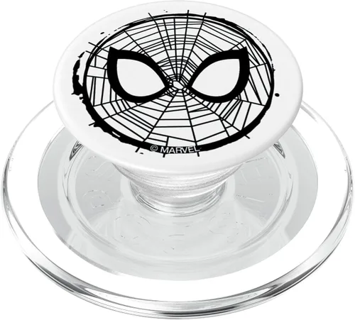 Vista 8 de Máscara de Spider-Man de Marvel, agarre y soporte para teléfonos y tabletas, Negro