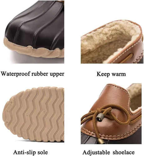 Vista 5 de DKSUKO Mocasines impermeables para mujer