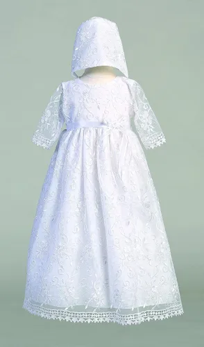Vista 3 de Bautizo Vestidos para Bebé Niña, Vestidos de Bautizo para Bebé Niña Vestido