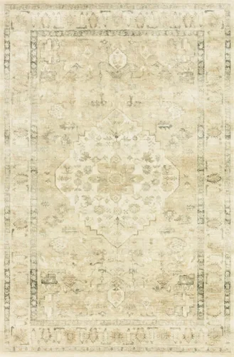 Vista 9 de Loloi II Rosette Beige/Multi 2'-2" x 3'-8" Alfombra decorativa