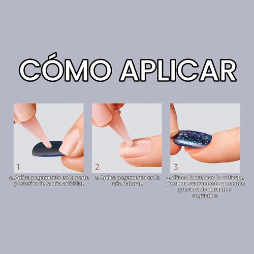 Vista 8 de KISS Gel Fantasy, uñas a presión, pegamento de uñas incluido, 'Aim High', negro, tamaño corto, forma cuadriculada, incluye 28 uñas, 0.07 onzas