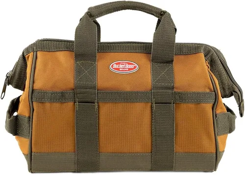 Vista 7 de Bucket Boss - Combo de bolsa de herramientas Gatemouth, bolsas de herramientas - Serie original (60028), marrón