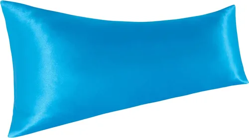 Vista 12 de NTBAY Paquete de 2 fundas de almohada estándar de satén para cabello y piel, lujosas y sedosas fundas de almohada con cierre de sobre, 20 x 26