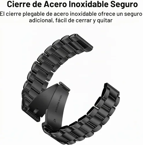 Vista 3 de Valkit - Correa compatible con Galaxy Watch Negro y Negro