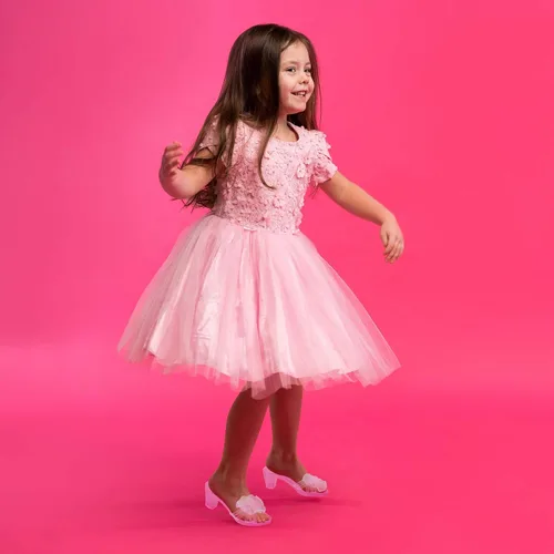 Vista 4 de 3 Pack Dress Up Kids Royalty Heels - Pretend Play High Heels for Kids, Princess Play Dress Shoes - Toddler Size 7-10