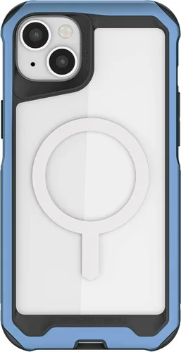Vista 218 de Ghostek ATOMIC - Funda delgada para Galaxy S21 con parachoques de metal de aluminio y diseño trasero transparente, protección resistente que absorbe