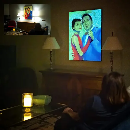 Vista 7 de Pintura al óleo profesional que brilla en la oscuridad Artista Pintura al óleo luminiscente fosforescente autoluminosa Glow Cubed