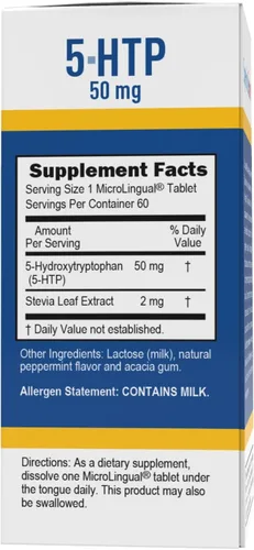 Vista 3 de Superior Source 5-HTP Suplementos Nutricionales, 50 mg, 60 unidades, Blanco
