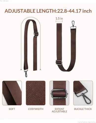 Vista 8 de SYTRAH Bolso bandolera para mujer, bolsos cruzados para mujer, bolso cruzado, riñoneras, bolsa de pecho para viajes