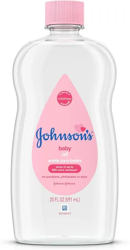 Vista 13 de Johnson's Baby Aceite para bebé, aceite mineral puro para prevenir la pérdida de humedad para recién nacidos, niños y adultos, aceite de masaje