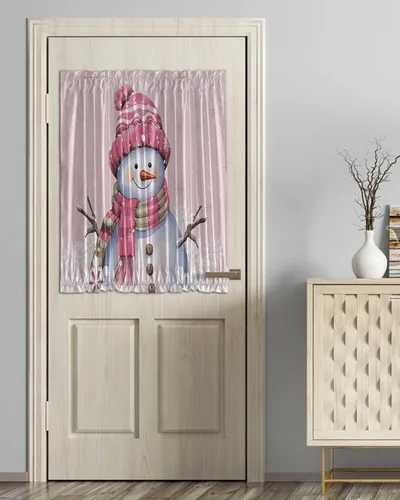 Vista 8 de Cortinas opacas para puerta francesa, de cristal, para puerta delantera, trasera, puerta de patio, aislamiento térmico, bolsillo para barra