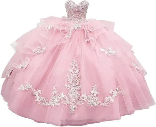 Vista 7 de Vestidos de quinceañera vestido de baile vestido de baile de tul novia princesa vestido de quinceañera vestido de encaje apliques vestidos de baile