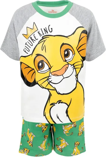 Vista 4 de Disney Pixar Cars Mickey Mouse King Toy Story Buzz Lightyear - Conjunto de camiseta gráfica y pantalones cortos de rizo francés