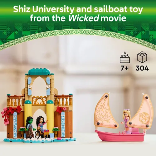 Vista 2 de LEGO Glinda la Malvada, Elphaba y Nessarose en el Edificio de la Universidad de Shiz Juguetes - Regalos para Cumpleaños - Juguetes de El Brujo