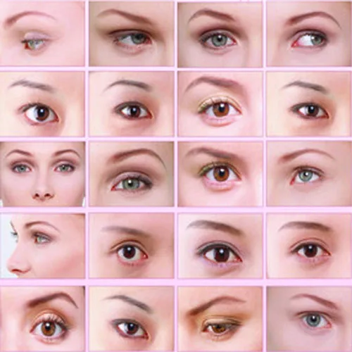 Vista 6 de Plantilla para cejas, juego de moldeador de cejas de 24 unidades, plantilla reutilizable para cejas con correa para maquillaje en 3 minutos 24pzas