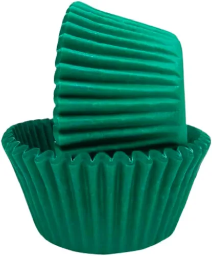 Vista 26 de Regency Wraps Vasos para hornear de grado profesional a prueba de grasa, paquete de 40 unidades, forros estándar, guingam negro, para cupcakes Negro