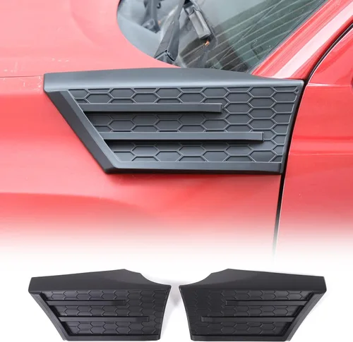 Vista 8 de Cubierta de guarnición para parachoques superior de automóvil compatible con Toyota Tacoma 2016 2017 2018 2019, panel decorativo de guarnición