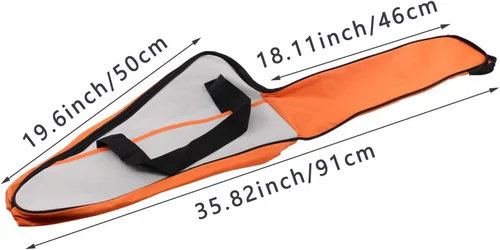 Vista 6 de ApplianPar Bolsa de 18 pulgadas para motosierra Stihl para Husqvarna portátil con cremallera y sierra de transporte, caja protectora