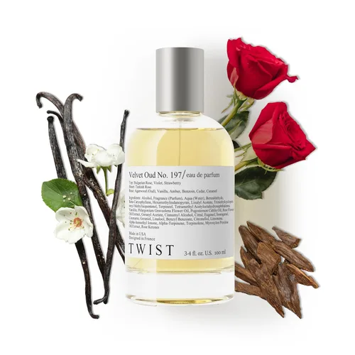 Vista 134 de Twist - Addicted No. 3 - Eau De Parfum inspirado en Y. Black Opium, Perfume de larga duración para mujer, Ámbar y Vainilla, Vegano, Ingredientes