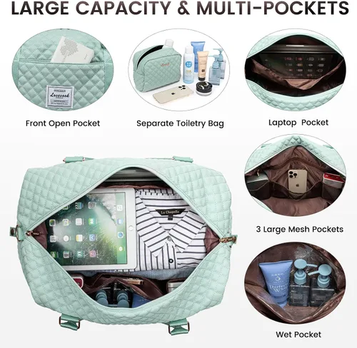Vista 3 de Bolsa de viaje acolchada Weekender Bag para mujer
