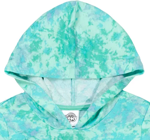 Vista 4 de My Little Pony Rainbow Dash - Sudadera con capucha de rizo francés para niñas pequeñas y grandes