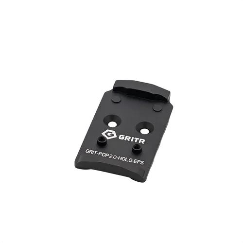Vista 8 de GRITR Placa óptica para montaje de ópticas en armas de fuego Walther PDP con sistema de placa óptica 2.0 6061-T6 Aluminum - T-10 Torx Screws &