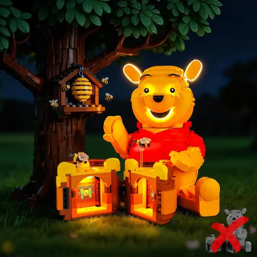 Vista 16 de BRIKSMAX Kit de luces 2.0 compatible con Lego Disney Sally Flowerpot 43288 - Kits de iluminación LED originales (solo accesorios) para exhibición