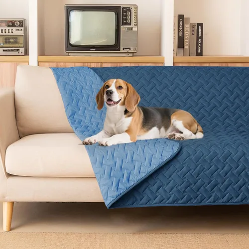 Vista 8 de gogobunny Manta impermeable 100 % de doble cara para perro, funda suave para mascotas, reversible, protege muebles, sofá, auto para cachorros, gatos