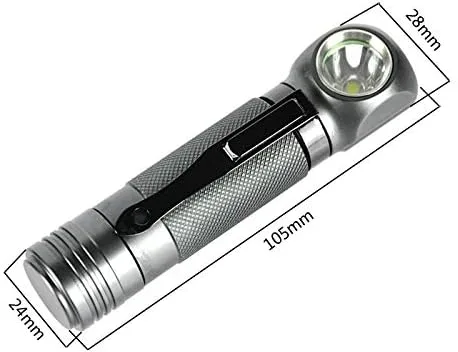 Vista 6 de Luz de pesca Led faro impermeable cabeza antorcha linterna 18650 batería camping caza faro