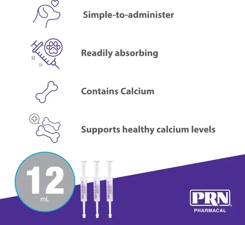 Vista 4 de PRN Pharmacal Calsorb - Suplemento nutricional de calcio para ayudar a mantener niveles saludables de calcio en perros - Suplemento nutricional