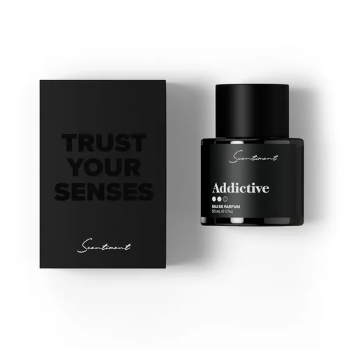 Vista 2 de Scentiment - Addictive Eau De Parfum - Fragancia inspirada en el diseñador para mujer – 1.69 fl oz (1.7 fl oz)