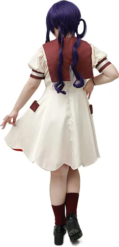 Vista 3 de C-ZOFEK Disfraz de cosplay Hanako-kun Akane Aoi para mujer