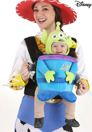 Vista 9 de Disney Toy Story Little Alien Space - Funda para portador de bebé, disfraz infantil de Halloween