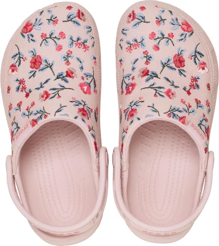 Vista 4 de Crocs Zuecos clásicos de lona elaborados unisex para hombres y mujeres