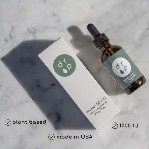 Vista 5 de Drop Supplements - Paquete de gotas de electrolitos de minerales traza orgánicos y gotas de vitamina D3+K2