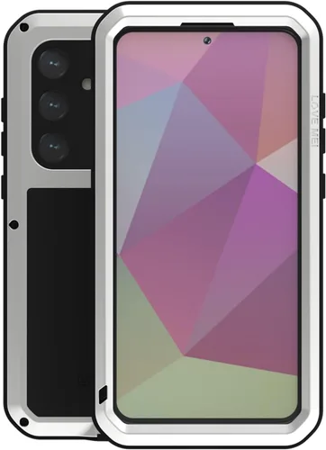 Vista 10 de LOVE MEI Funda compatible con Samsung Galaxy S24 Plus, resistente al agua, para exteriores, militar, resistente, a prueba de golpes, polvo y Negro