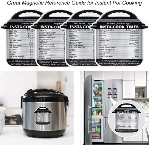 Vista 6 de Accesorios para olla instantánea, Sugaroom 100 piezas de accesorios para olla a presión, compatible con accesorios Instant Pot, cestas de vapor de 6