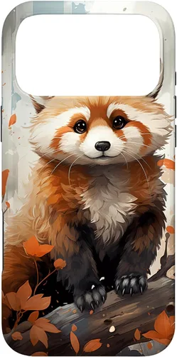 Vista 22 de Cute Red Panda, Red Panda Lover Case for iPhone 17