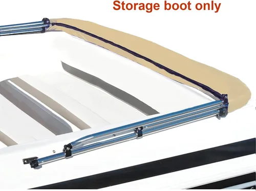 Vista 7 de Savvycraft - Funda de almacenamiento de toldo Bimini, de 54 a 60 pulgadas de ancho, color beige, impermeable, con protección UV, reemplazo de toldo