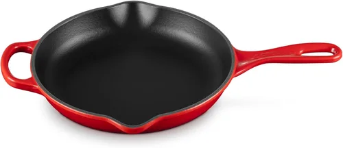Vista 34 de Le Creuset Sartén de Hierro Fundido Esmaltado Signature con Mango de Hierro, 6.33", Cerise