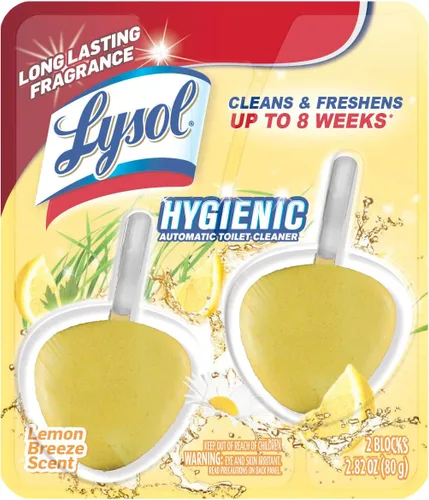 Vista 8 de Lysol Limpiador automático de inodoro en el tazón, limpia y refresca la taza del inodoro, aroma Atlantic Fresh, 8 unidades (paquete de 4)