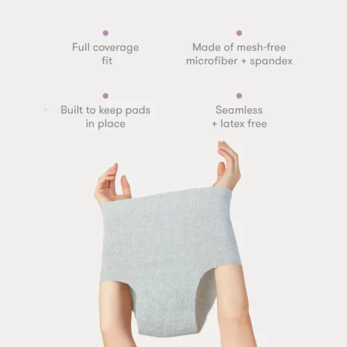 Vista 3 de Frida Mom Women's Postpartum Underwear for C-Section Recovery, Disposable High Waist, Seamless with Stretchy Support, Postpartum Essentials