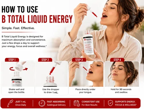 Vista 7 de The B-Total Solution - Vitaminas B sublinguales - Twin Pak Fast sublingual liquid B-complex with B12 for energy, brain & focus - vegetarian berry