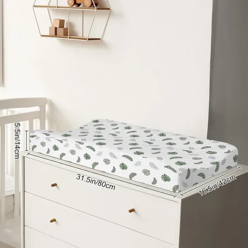 Vista 7 de FIOBEE Juego de 2 fundas para cambiador, impermeables, acolchadas para cambiador, transpirables y ultrasuaves para recién nacidos, niños y niñas, 32