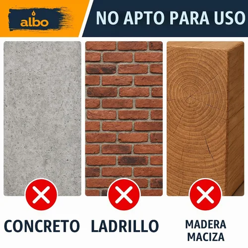 Vista 6 de Kit de anclaje para paneles de yeso Albo Anclajes de pared huecos con tornillos 50 piezas. (Anclaje gris 25 piezas + tornillos 25 piezas) Anclajes