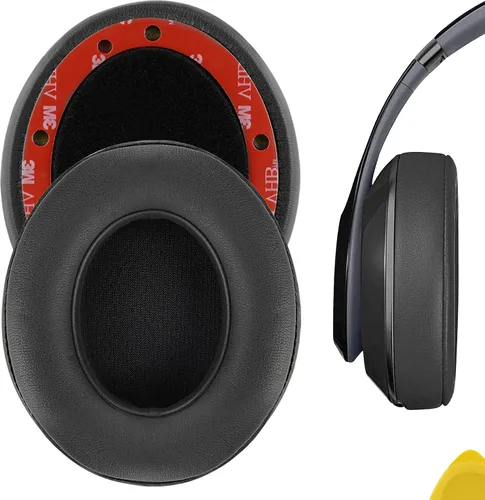 Vista 9 de Geekria QuickFit - Almohadillas de repuesto para auriculares inalámbricos Beats Studio 3, piezas de reparación (azul)