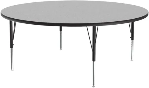 Vista 16 de Correll Mesa rectangular de actividades para el aula de 24 x 48 pulgadas, altura ajustable (19 a 29 pulgadas), parte superior de granito gris, borde