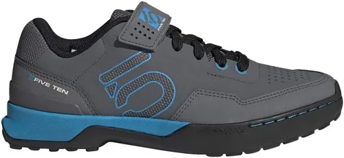 Vista 2 de Five Ten Zapatos de bicicleta de montaña con encaje Kestrel Gris Cinco/Ciano/Núcleo Negro