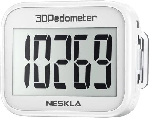 Vista 10 de 3D Pedometer for Walking, Simple Step Counter with Large Digital Display, Step Tracker with Removable Clip Lanyard, Accurately Track Steps for Men